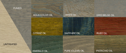 Rubio Monocoat Fumed color chart