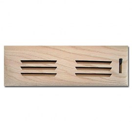 Red Oak Wood Vent Drop In No Damper 2x10 No Damper