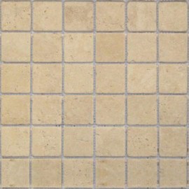 2x2 Premium Classic Travertine Marble Mosaic