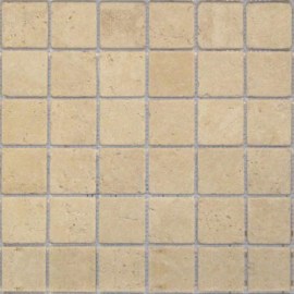 2x2 Premium Classic Travertine Marble Mosaic