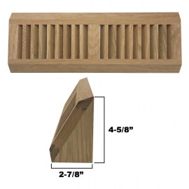 White Oak Wood Vent Side Wall Vent 15