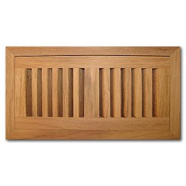 Brazilian Cherry Wood Vent Flush Mount With Damper 4x10