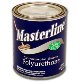 Masterline Polyurethane Wood Floor Finish Semi-Gloss 1 qt