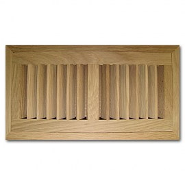 White Oak Wood Vent Flush Mount 4x10